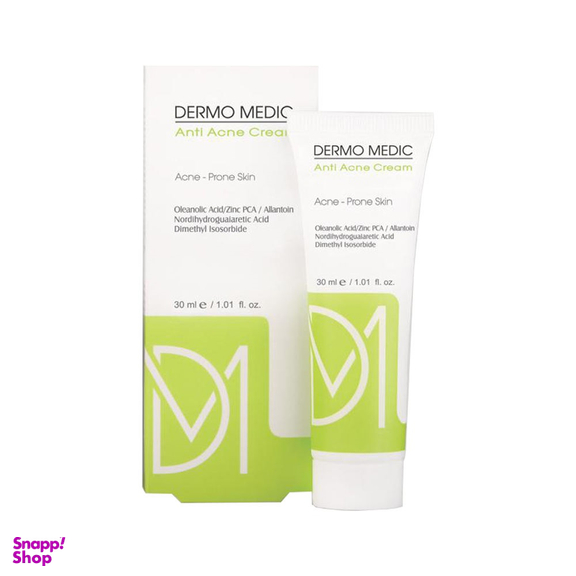 کرم ضد جوش درمومدیک (Dermo Medic) رنگی نچرال حجم 30 میلی لیتر