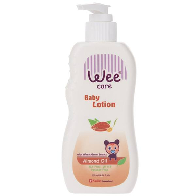 لوسیون بدن کودک وی کر (Wee Care) حاوی روغن بادام 200 میلی لیتر