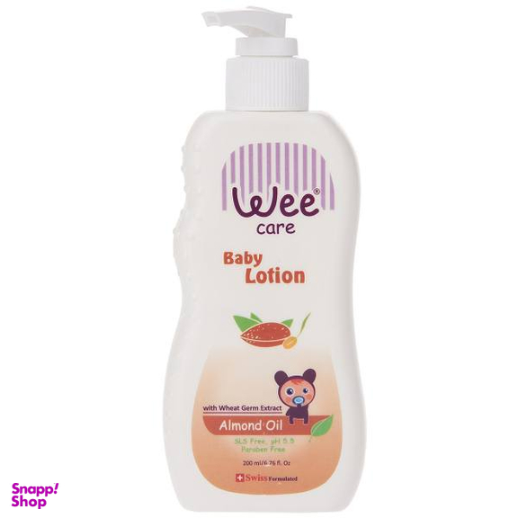 لوسیون بدن کودک وی کر (Wee Care) حاوی روغن بادام 200 میلی لیتر