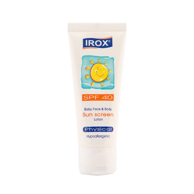 لوسیون ضد آفتاب کودک SPF40 ایروکس (Irox) حجم 60 میلی لیتر