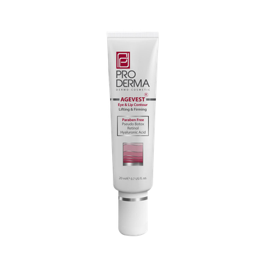 کرم ضد چروک دور چشم و دور لب پرودرما (Proderma) مدل Agevest حجم 20 میلی‌لیتر