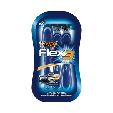 خودتراش 3 تیغ یبیک (Bic) مدل فلکس 3 عدد