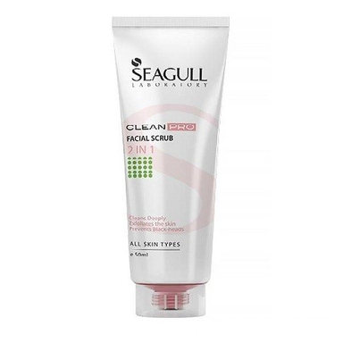 پاک کننده و ساینده صورت 2 در 1 سی گل (Seagull) مدل کلین پرو 50 میلی لیتر