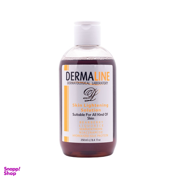 تونر روشن کننده پوست درمالاین (Dermaline) حجم 250 میلی لیتر