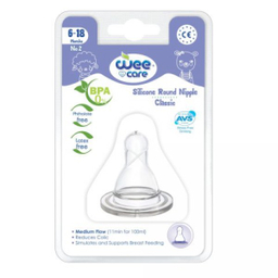 سر شیشه سرگرد دهانه استاندارد وی کر (Wee Care) سایز 3 مدل N519