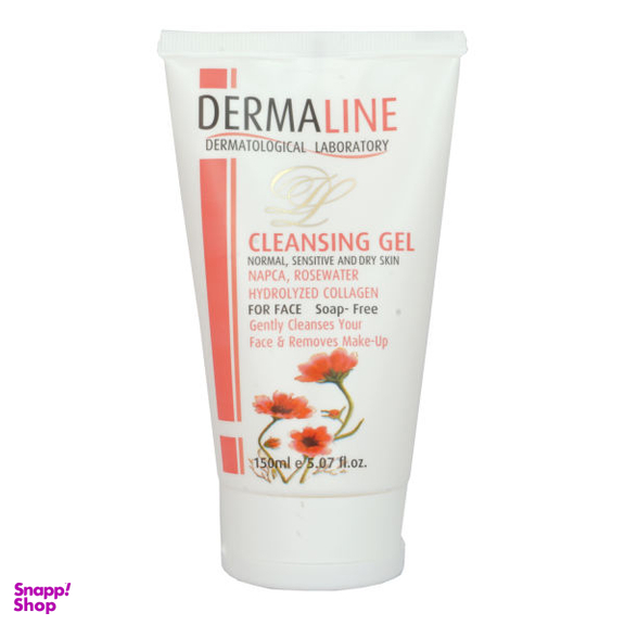 شوینده پوست درمالاین (Dermaline) مناسب پوست خشک 150 میلی لیتر
