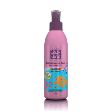 اسپری ضد آفتاب کودکان پسرانه SPF50 بیبی فرست (Baby First) 150 میلی لیتر