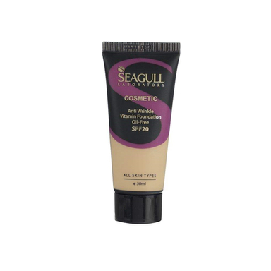کرم پودر ضد چروک سی گل (Seagull) با spf-20 شماره 08 رنگی حجم 30 میلی لیتر