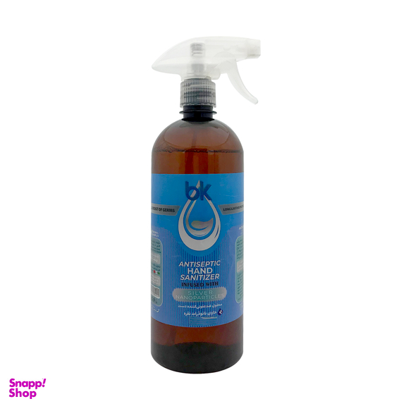 اسپری ضدعفونی کننده دست نانو ذرات نقره بی کی (Bk) حجم 1 لیتری