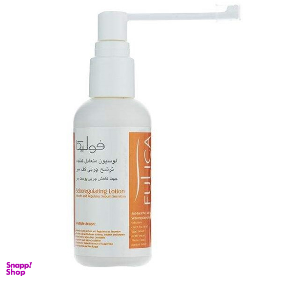 لوسیون متعادل کننده چربی سر فولیکا (Fulica) مدل seboregulating حجم 75 گرم