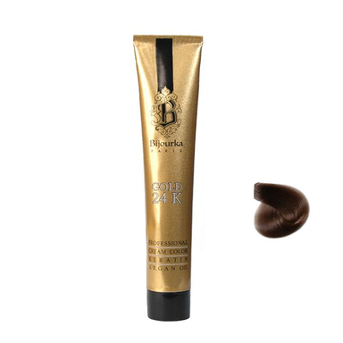 رنگ موی گلد مدل بیجورکا سری Gold 24K شماره 5 حجم 100 میلی لیتر