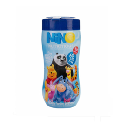 دستمال مرطوب کودک نینو (Nino) طرح کارتونی بسته 75 عددی