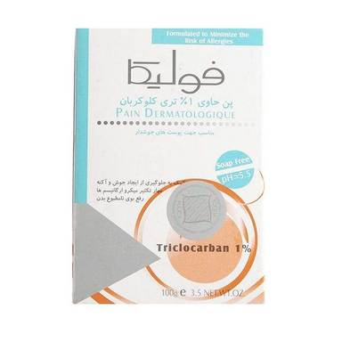 صابون ضد جوش فولیکا (Fulica) مدل Tcc وزن 100 گرم