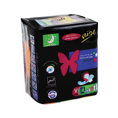 نوار بهداشتی بالدار تافته (Tafteh) ویژه شب نازک 7 عددی