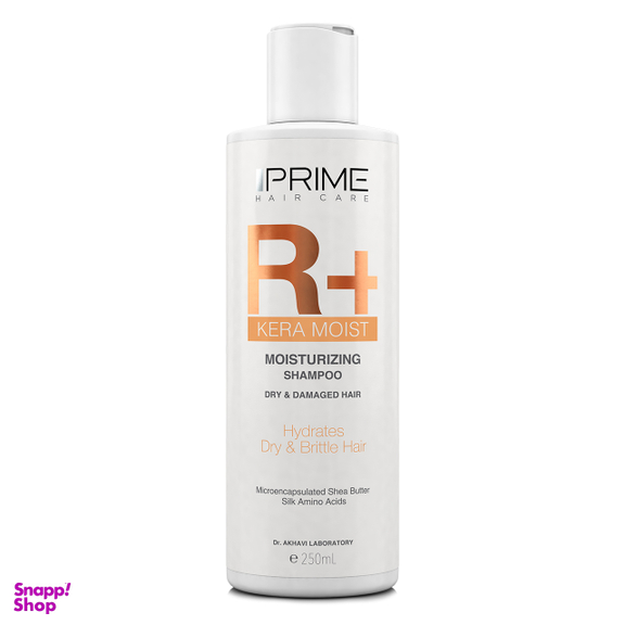 شامپو موهای آسیب دیده پریم (Prime) مدل R+ Kera Moist حجم 250 میلی لیتر