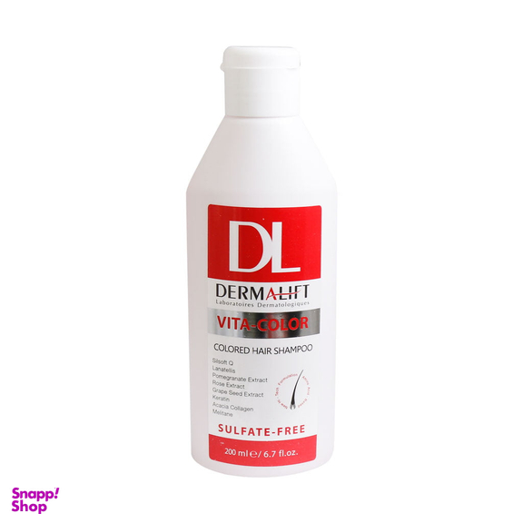 شامپو درمالیفت (Dermalift) مناسب موهای رنگ شده حجم 200 میلی لیتر
