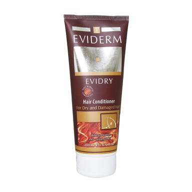 نرم کننده ی اویدرم (Eviderm) مناسب موهای خشک و آسیب دیده ، حجم 200 میلی لیتر