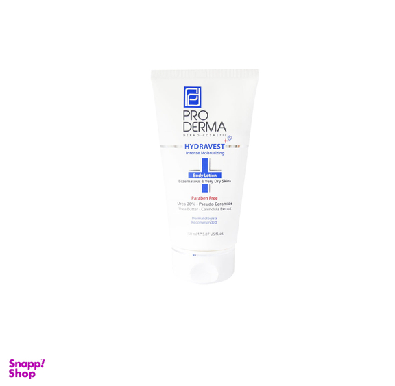 لوسیون مرطوب صورت و بدن پرودرما (Proderma) حجم 150 میلی لیتر