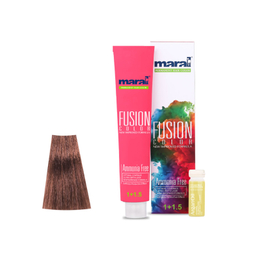 رنگ مو بدون آمونیاک مارال (Maral) سری فیوژن شماره 5.589 رنگ چای سرد حجم 100 میلی لیتر