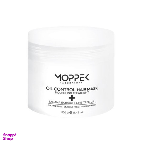 ماسک موی موپک (Moppek) مناسب موهای کراتین شده وزن 300 گرم
