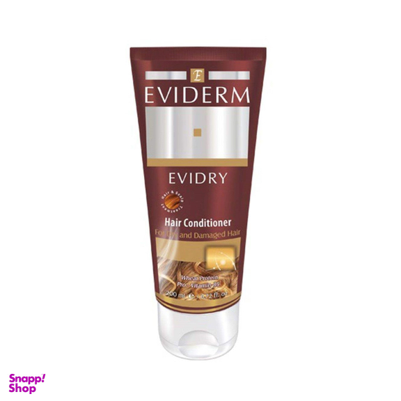 نرم کننده موی سر اویدرم (Eviderm) مدل Evidry حجم 200 میلی لیتر
