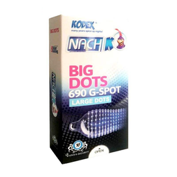 کاندوم ناچ کدکس (Nach Kodex) مدل Big Dots بسته 10 عددی