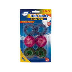 قرص جرم گیر توالت بلکز (Toilet Blocks) توالت فرنگی کد XK-3006 بسته 6 عددی