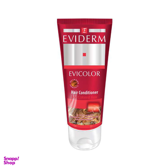 نرم کننده اویدرم (Eviderm) مدل Evi Color مناسب موهای رنگ شده حجم 200 میلی لیتر