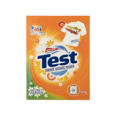 پودر ماشین لباسشویی تست (Test) مدل Secret Garden وزن 500 گرم