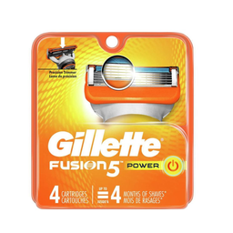 تیغ 5 لبه ژیلت (Gillette) مدل فیوژن 5 پاور بسته 4 عددی