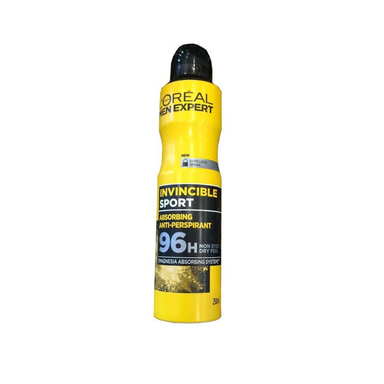 اسپری ضد تعریق لورآل (Loreal) مدل 96 ساعته Invincible حجم 250 میلیلیتر