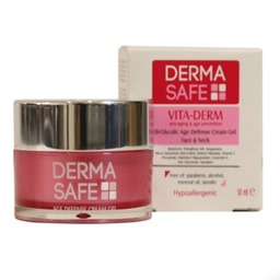 کرم ژل ضد چروک پوست درماسیف مدل Vita-Derm حجم 50 میلی لیتر