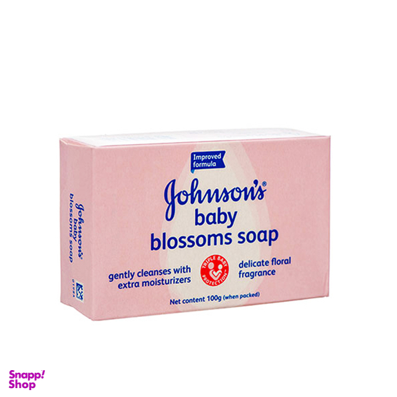 صابون کودک جانسون (Johnson) مدل Blossoms Soap وزن 100 گرم