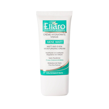 کرم مرطوب کننده الارو (Ellaro) مدل Akne Matt حجم 40 میلی‌لیتر