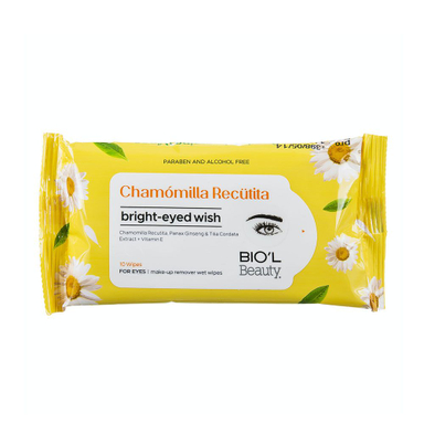 دستمال مرطوب آرایشی چشم بیول (Biol) مدل 10 عددی
