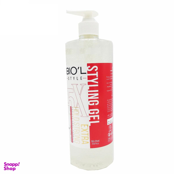 ژل حالت دهنده مو بیول (Biol) مدل Extra Strong حجم 700 میلی لیتر