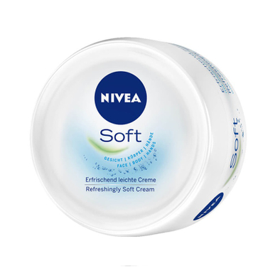 کرم مرطوب کننده دست، صورت و بدن نیوآ (Nivea) مدل سافت حجم 100 میلی لیتر