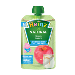 پوره ساندیسی هاینز (Heinz) با طعم سیب و خامه +6 وزن 90 گرم