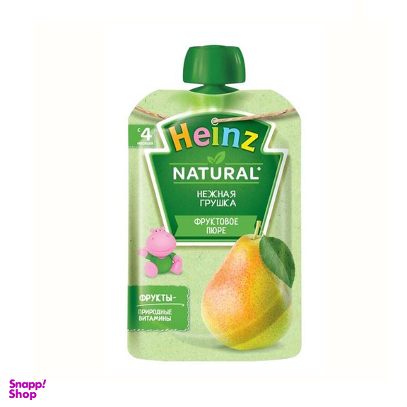 پوره ساندیسی هاینز (Heinz) با طعم گلابی +4 وزن 90 گرم