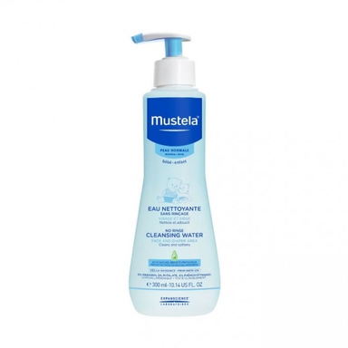 محلول پاک کننده بدن کودک موستلا (Mustela) بدون نیاز به آب حجم 300 میلی لیتر