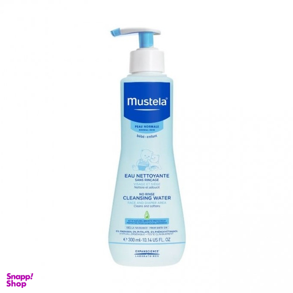 محلول پاک کننده بدن کودک موستلا (Mustela) بدون نیاز به آب حجم 300 میلی لیتر