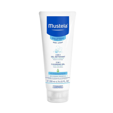 شامپو سر و بدن کودک موستلا (Mustela) مدل 2 در 1 حجم 200 میلی لیتر