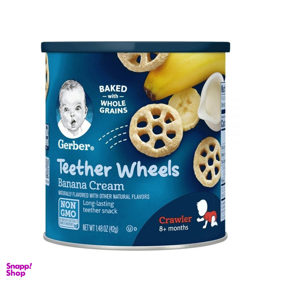پاف اسنکی گربر (Gerber) با طعم موز +8 وزن 42گرم