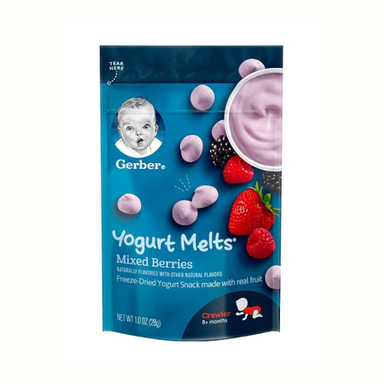 پاف اسنک ماستی گربر (Gerber) با طعم میکس بری +8 وزن 28گرم