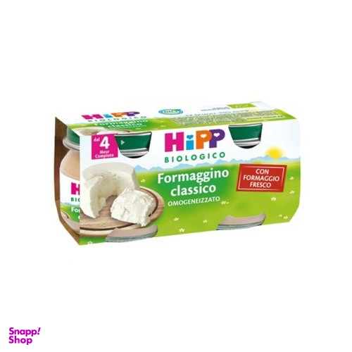 پنیر ارگانیک هیپ (Hipp) مدل +4 وزن 80 گرم دو عددی