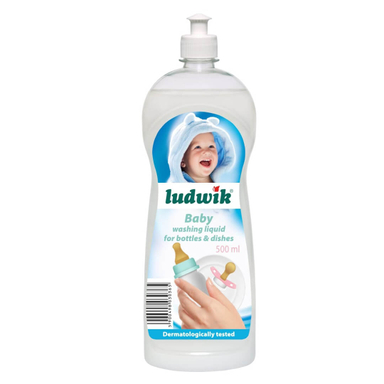 مایع استریل ظروف کودک لودویک (Ludwik) حجم 500 میلی لیتر