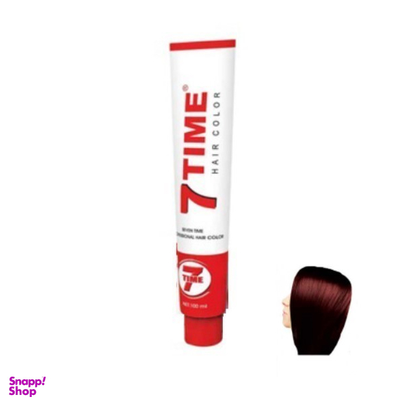 رنگ مو سون تایم (7Time) قهوه ای قرمز شماره R.4 حجم 100 میلی لیتر