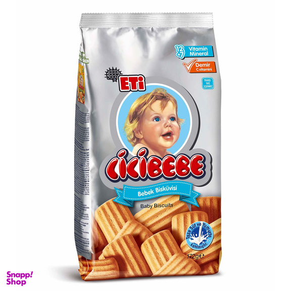 بیسکویت کودک اتی (Eti) مدل Cicibebe مناسب +6 وزن 400 گرم