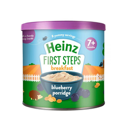 فرنی صبحانه کودک هاینز (Heinz) مدل بلوبری مناسب +7 وزن 200 گرم