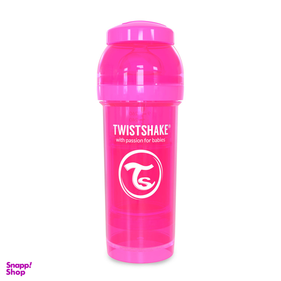 لیوان آبمیوه خوری تویست شیک (Twistshake) در رنگ های مختلف گنجایش 360 میلی لیتر